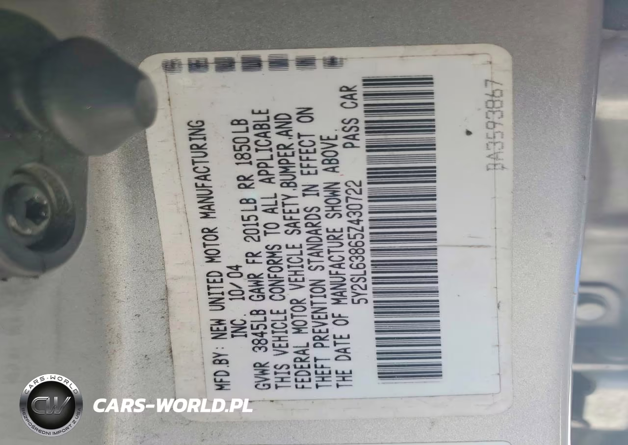 2005 Pontiac Vibe VIN:5Y2SL63865Z430722 - 12
