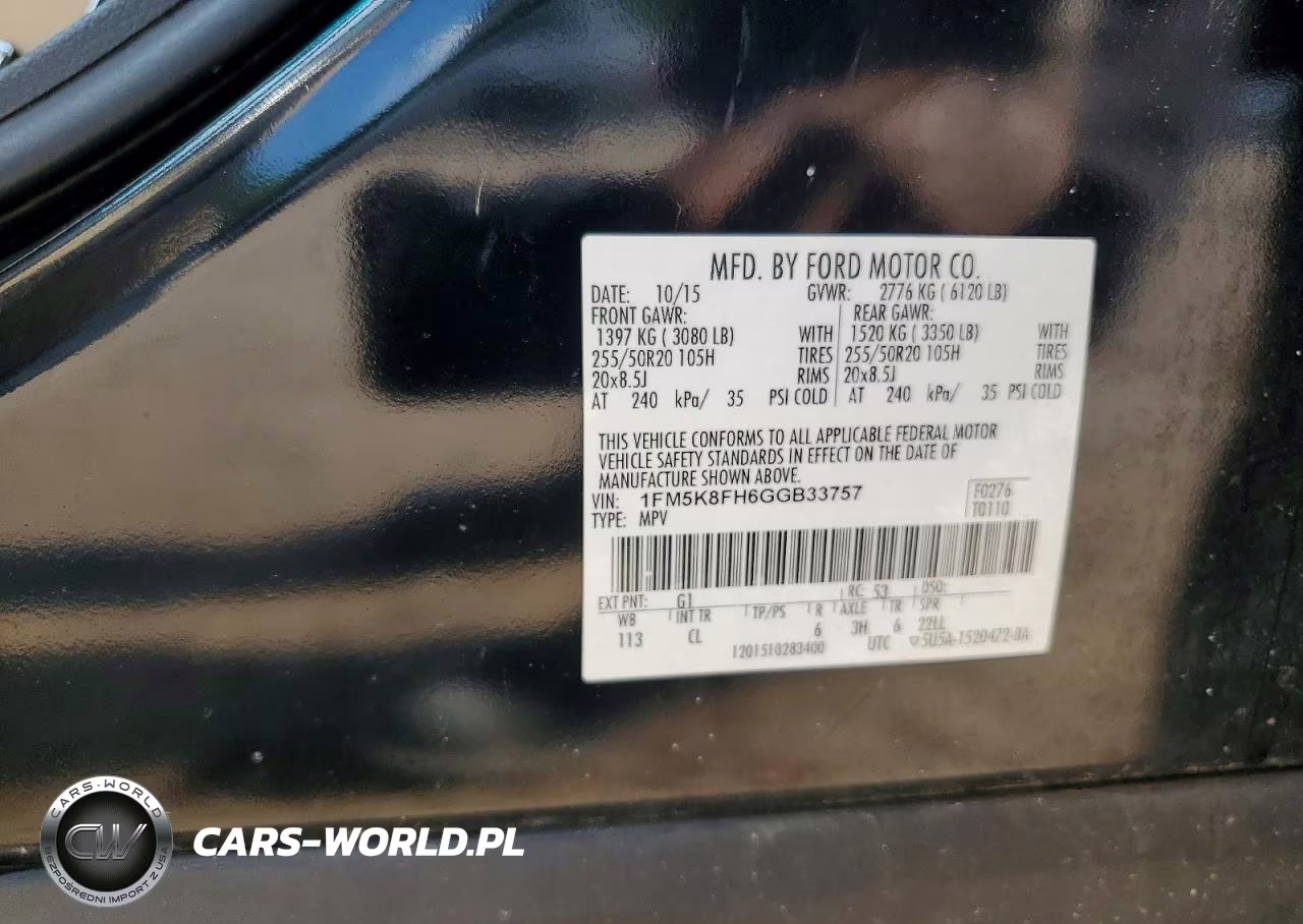 2016 Ford Explorer Limited VIN:1FM5K8FH6GGB33757 - 13