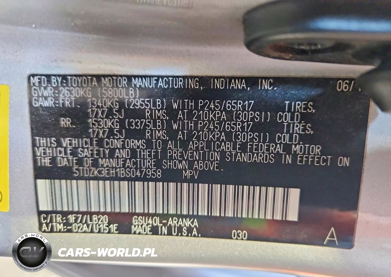 2011 Toyota Highlander Se VIN:5TDZK3EH1BS047958 - 13