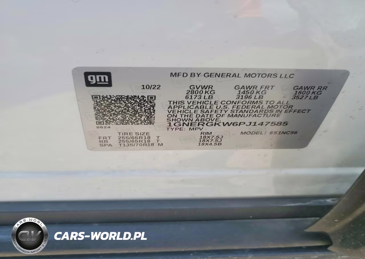 2023 Chevrolet Traverse Lt VIN:1GNERGKW6PJ147585 - 13