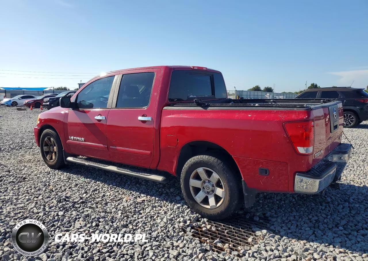 2006 Nissan Titan Xe Ffv VIN:1N6BA07AX6N512779 - 2