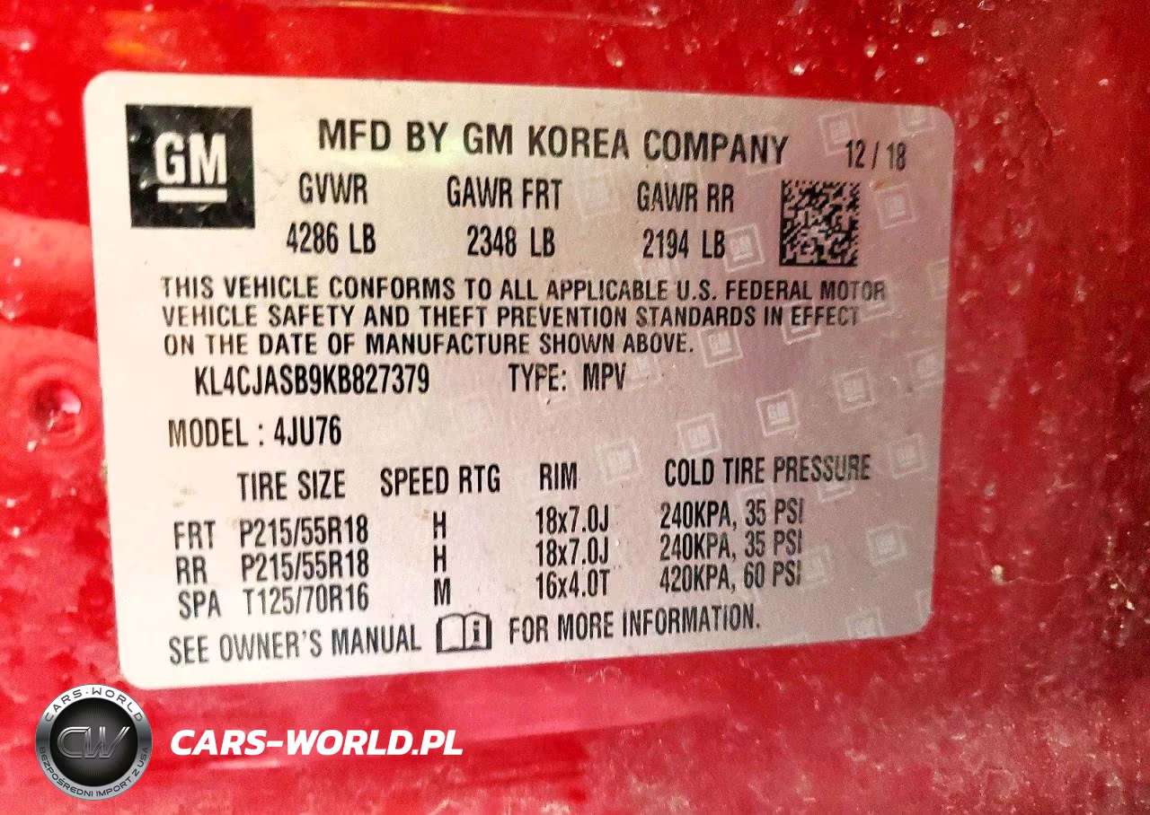 2019 Buick Encore Preferred VIN:KL4CJASB9KB827379 - 13