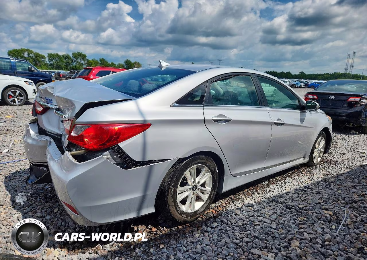 2014 Hyundai Sonata Gls VIN:5NPEB4AC6EH933203 - 3