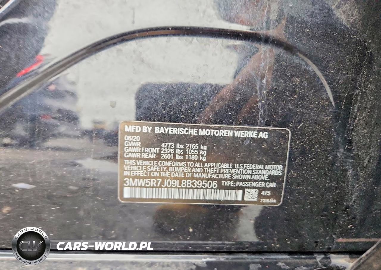 2020 BMW 330Xi VIN:3MW5R7J09L8B39506 - 12