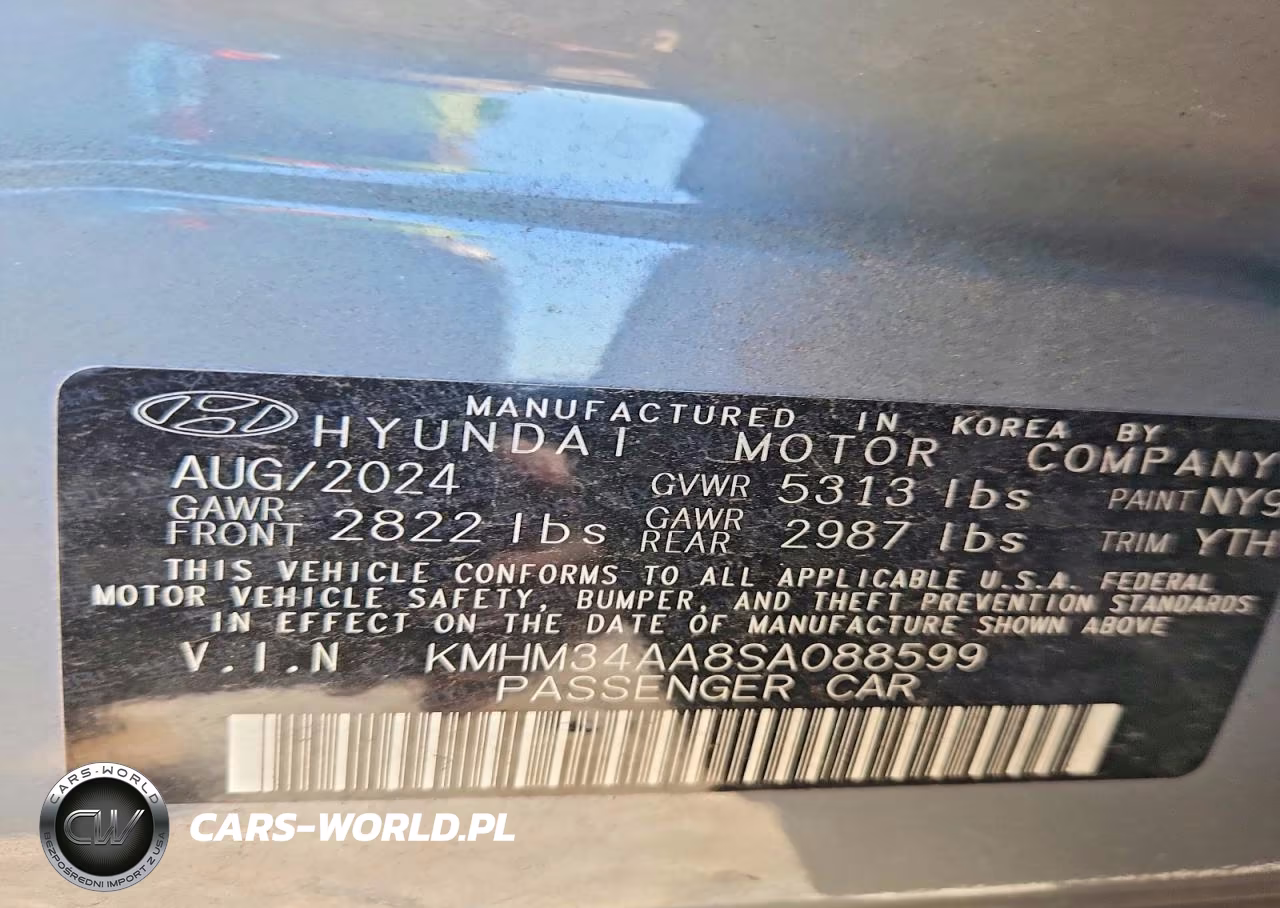 2025 Hyundai Ioniq 6 Sel VIN:KMHM34AA8SA088599 - 12