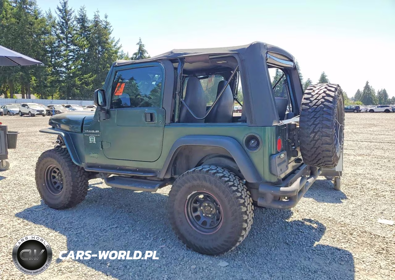 2000 Jeep Wrangler - Tj Se VIN:1J4FA29P9YP710076 - 2