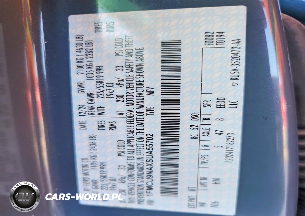 2025 Ford Escape St Line Select VIN:1FMCU9NAXSUA55702 - 14