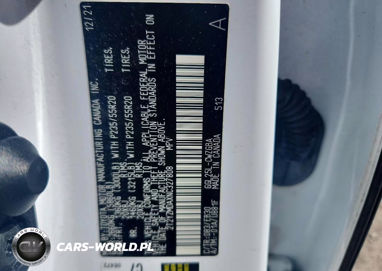 2022 Lexus Rx 350 F Sport VIN:2T2YZMDAXNC327808 - 14