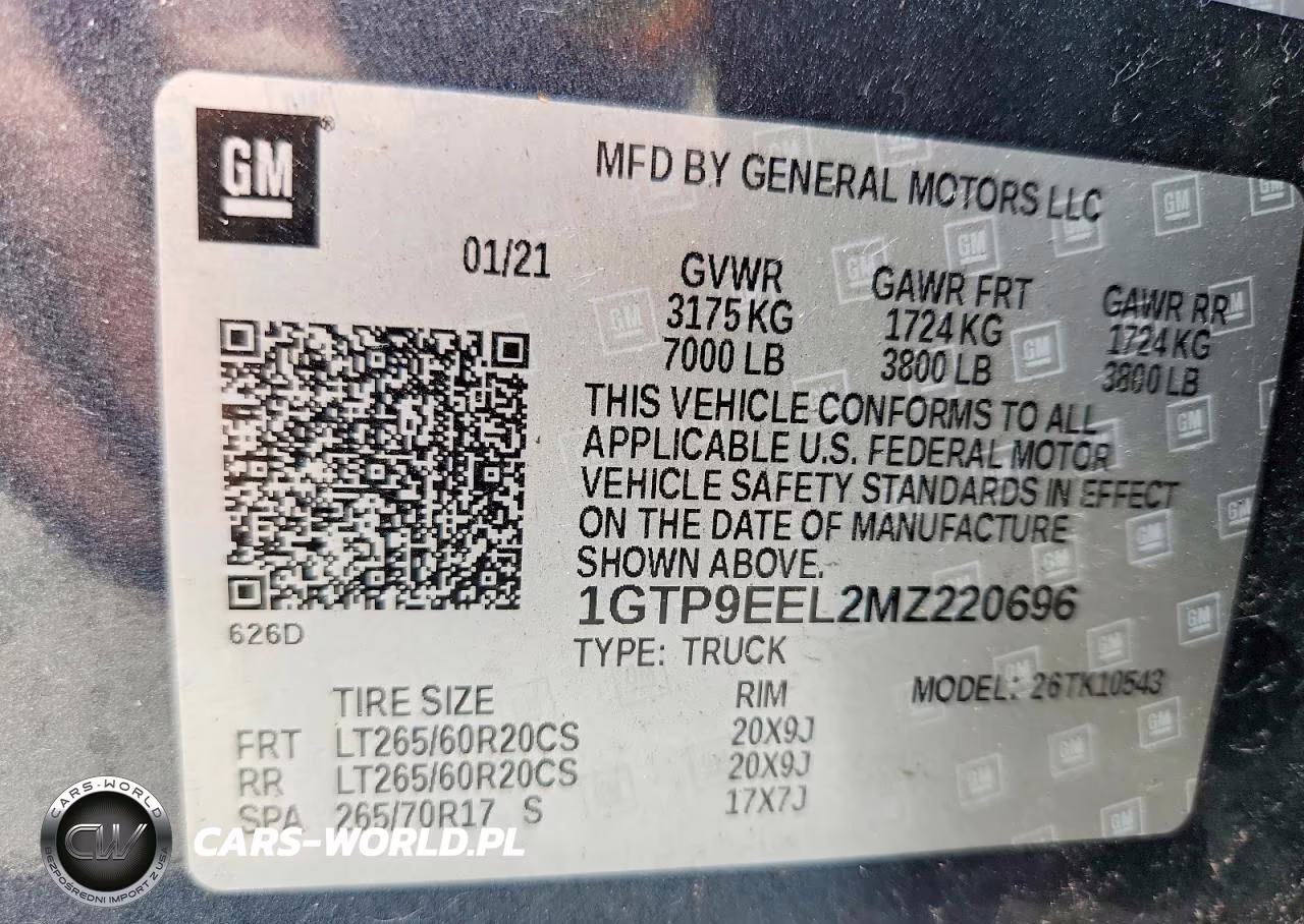 2021 GMC Sierra K1500 At4 VIN:1GTP9EEL2MZ220696 - 13