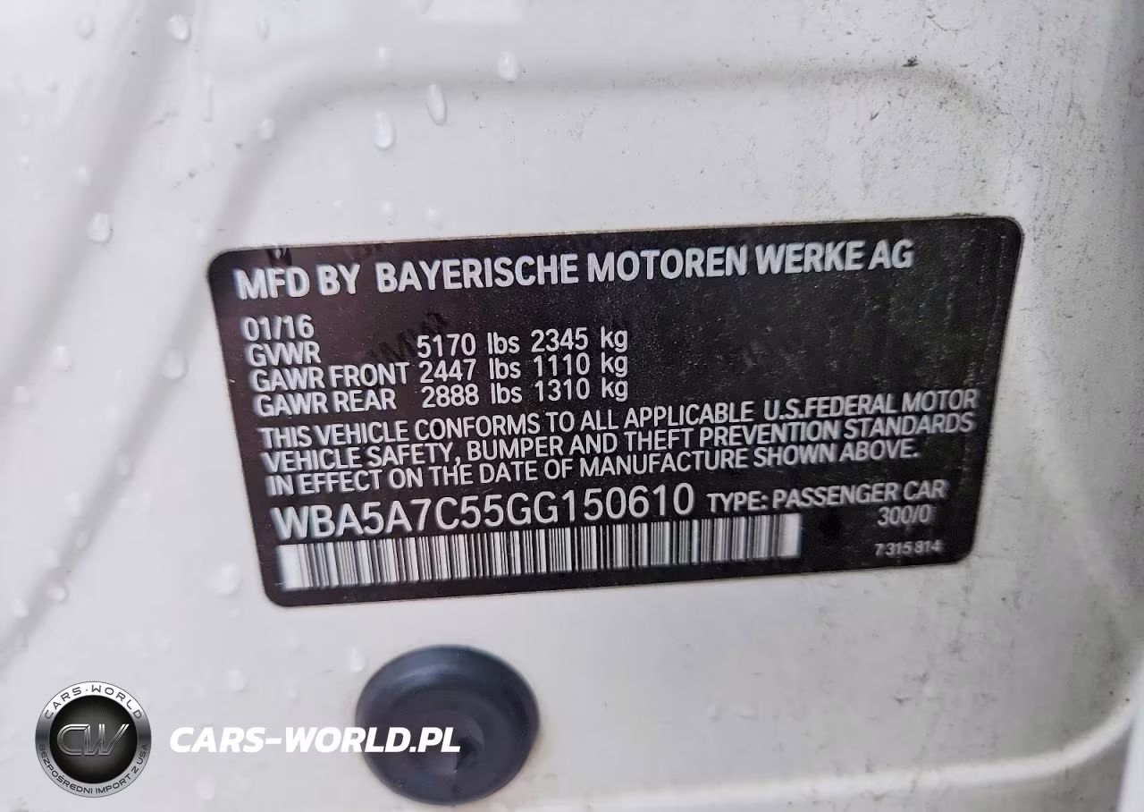 2016 BMW 528 Xi VIN:WBA5A7C55GG150610 - 12