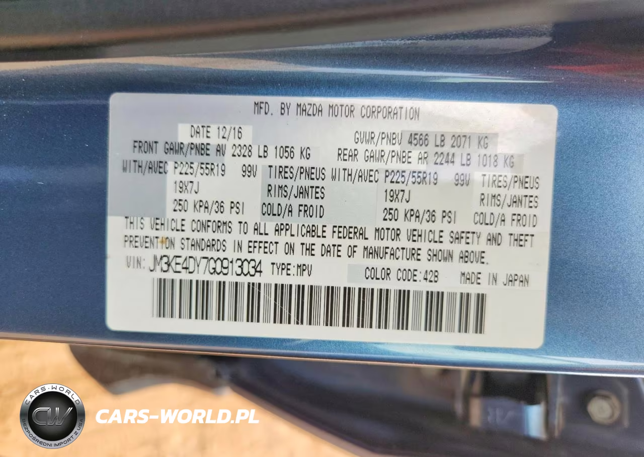 2016 Mazda Cx-5 Gt VIN:JM3KE4DY7G0913034 - 13