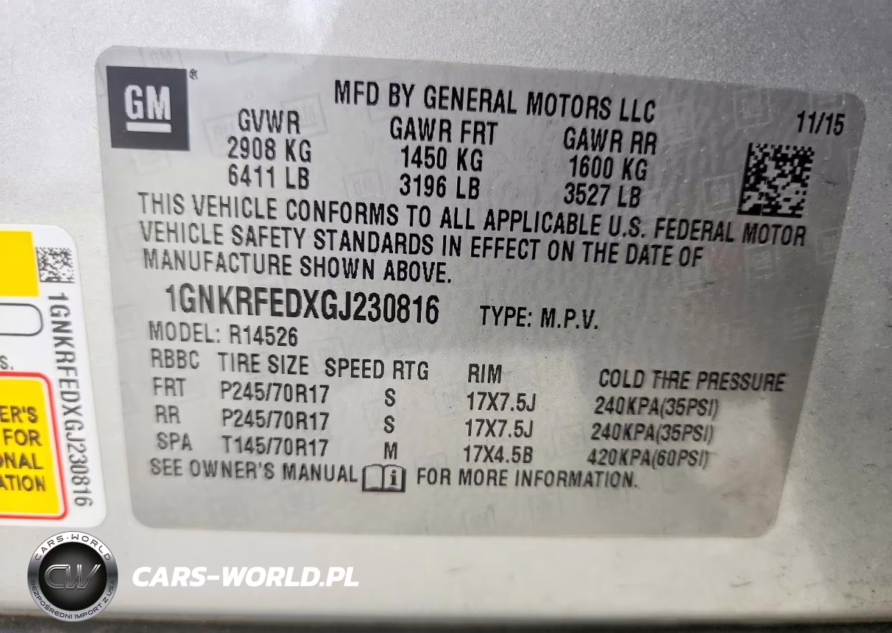 2016 Chevrolet Traverse Ls VIN:1GNKRFEDXGJ230816 - 13