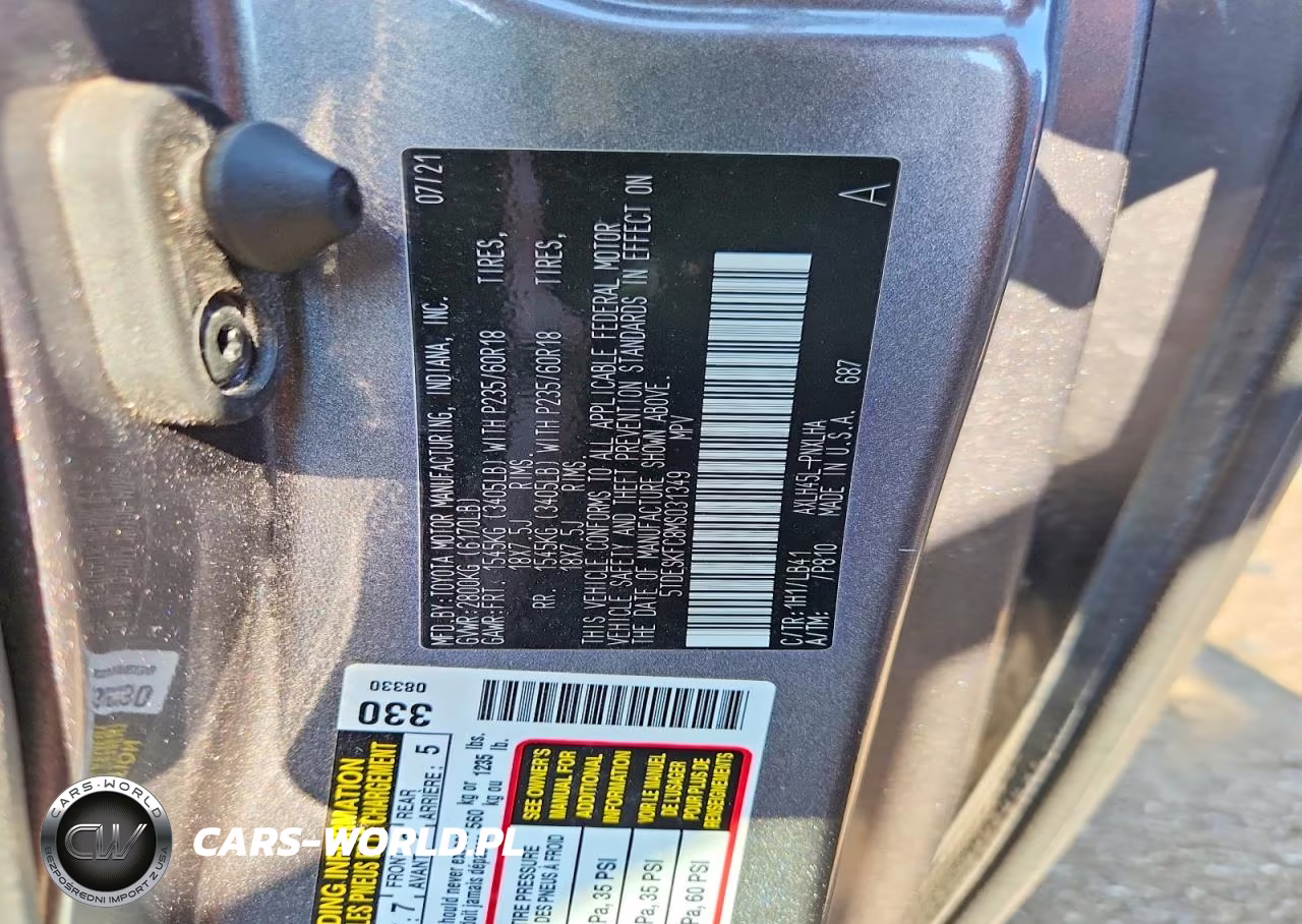 2021 Toyota Sienna Platinum 7-Passenger VIN:5TDESKFC8MS031349 - 14