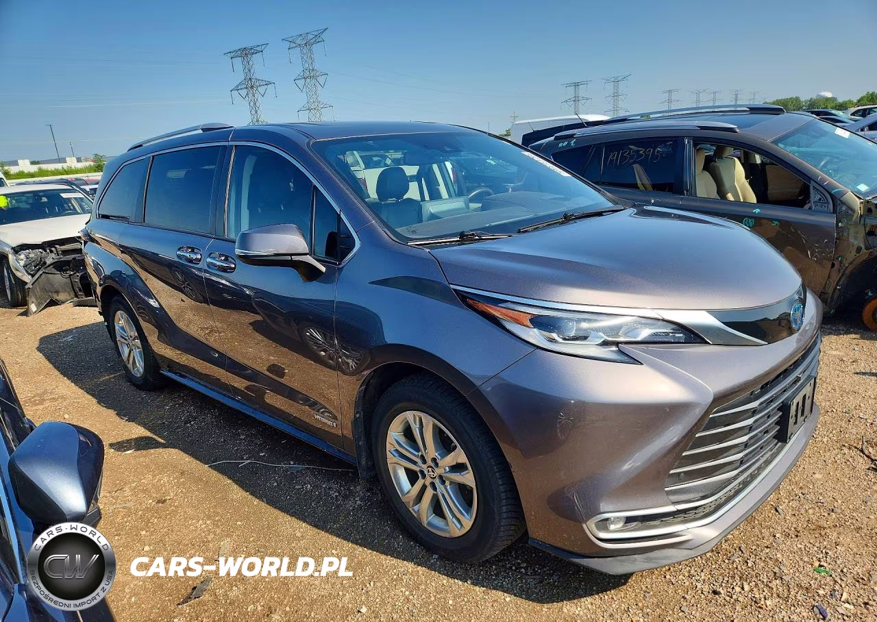 2021 Toyota Sienna Platinum 7-Passenger VIN:5TDESKFC8MS031349 - 4