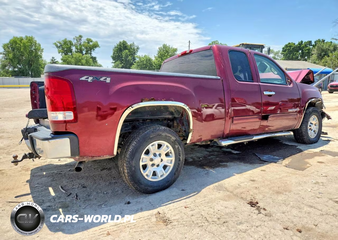 2008 GMC Sierra K1500 VIN:1GTEK19038Z234617 - 3
