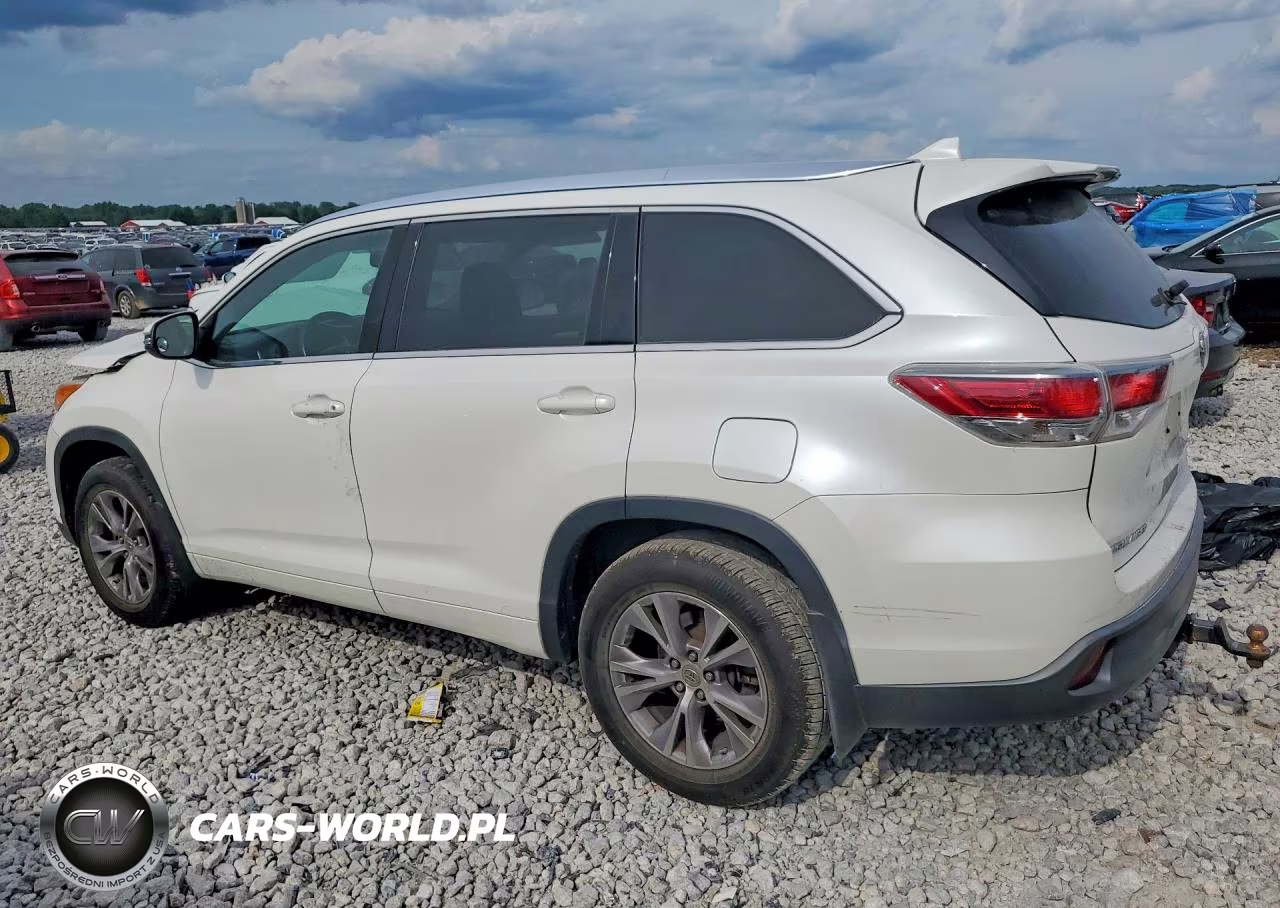 2015 Toyota Highlander Xle VIN:5TDJKRFH7FS185086 - 2