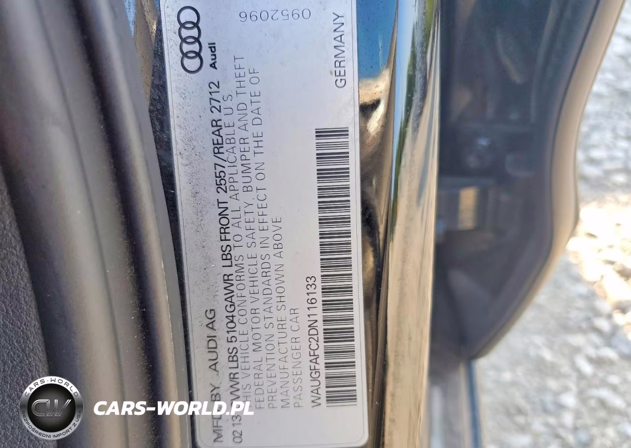 2013 Audi A6 Premium Plus VIN:WAUGFAFC2DN116133 - 12