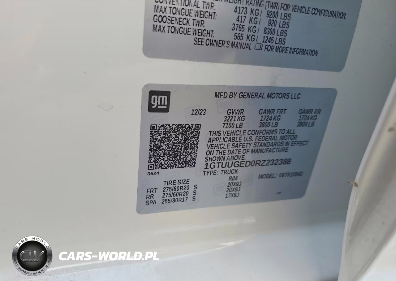 2024 GMC Sierra K1500 Denali VIN:1GTUUGED0RZ232388 - 13