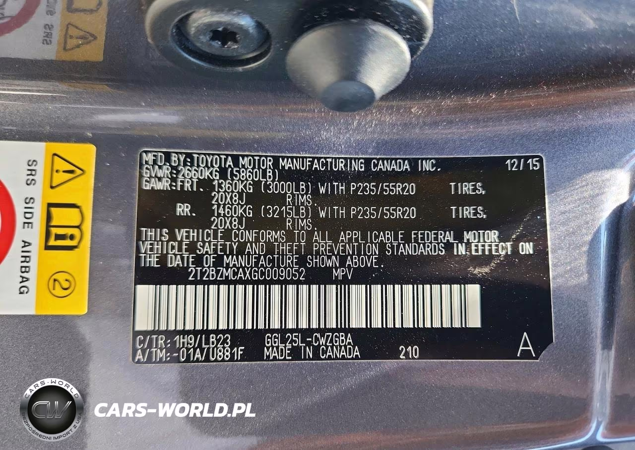 2016 Lexus Rx 350 Base VIN:2T2BZMCAXGC009052 - 14
