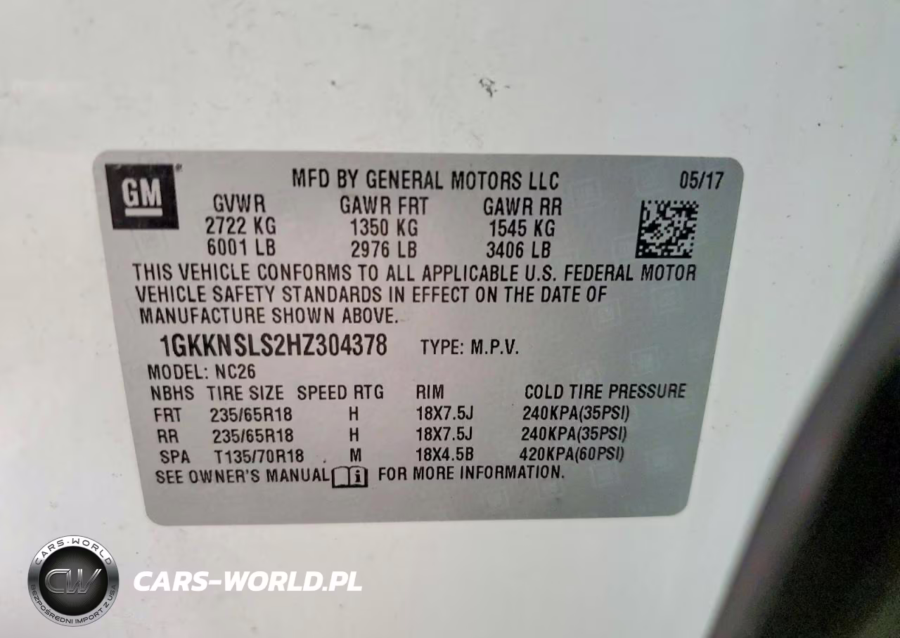 2017 GMC Acadia Sle VIN:1GKKNSLS2HZ304378 - 14