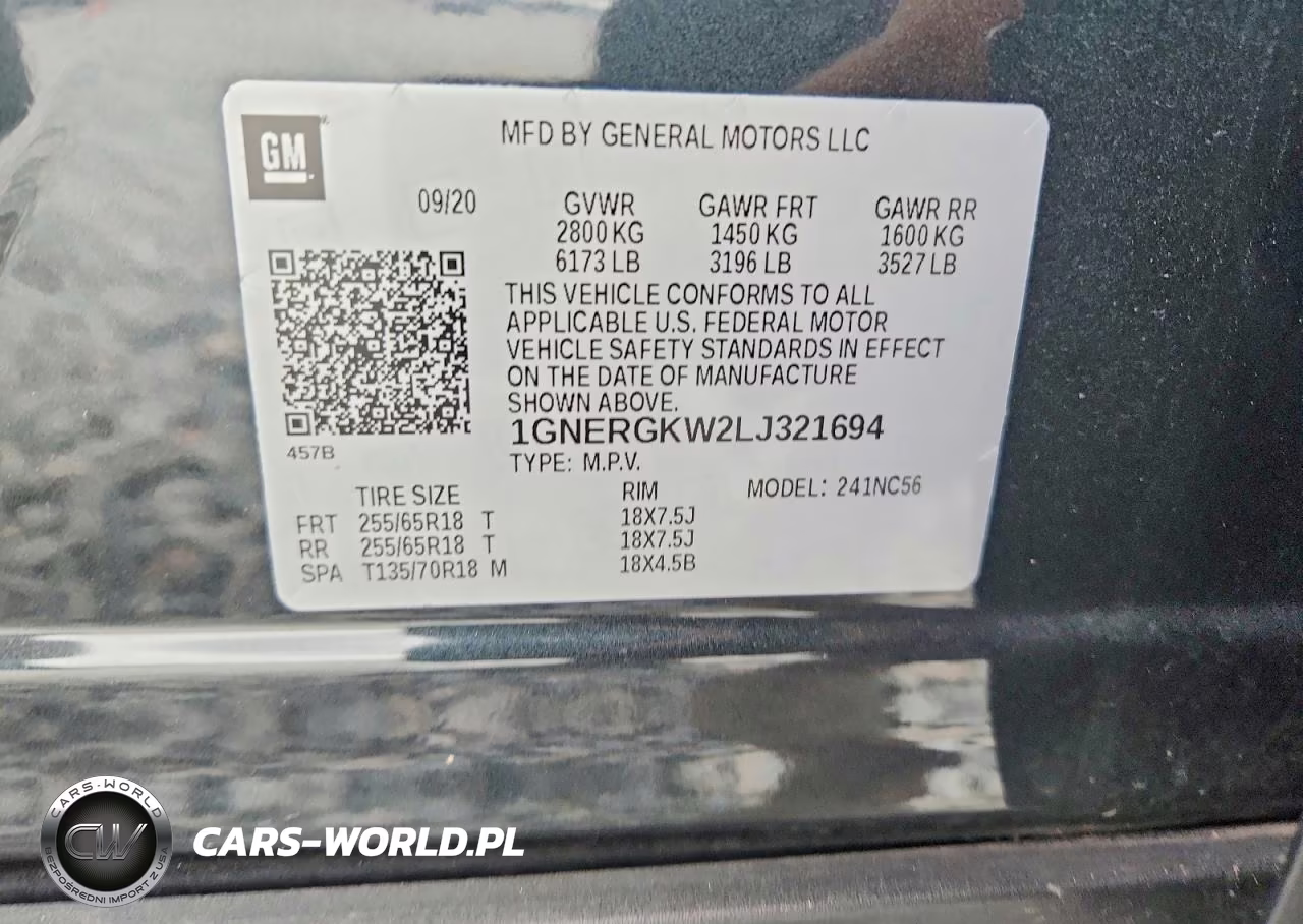 2020 Chevrolet Traverse Lt VIN:1GNERGKW2LJ321694 - 14