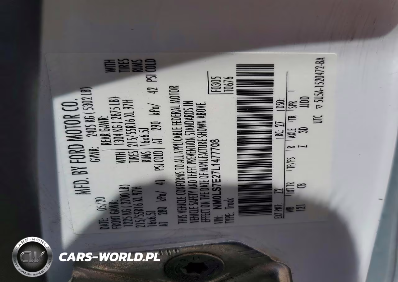 2020 Ford Transit Connect Xl Delivery Van VIN:NM0LS7E27L1477708 - 13