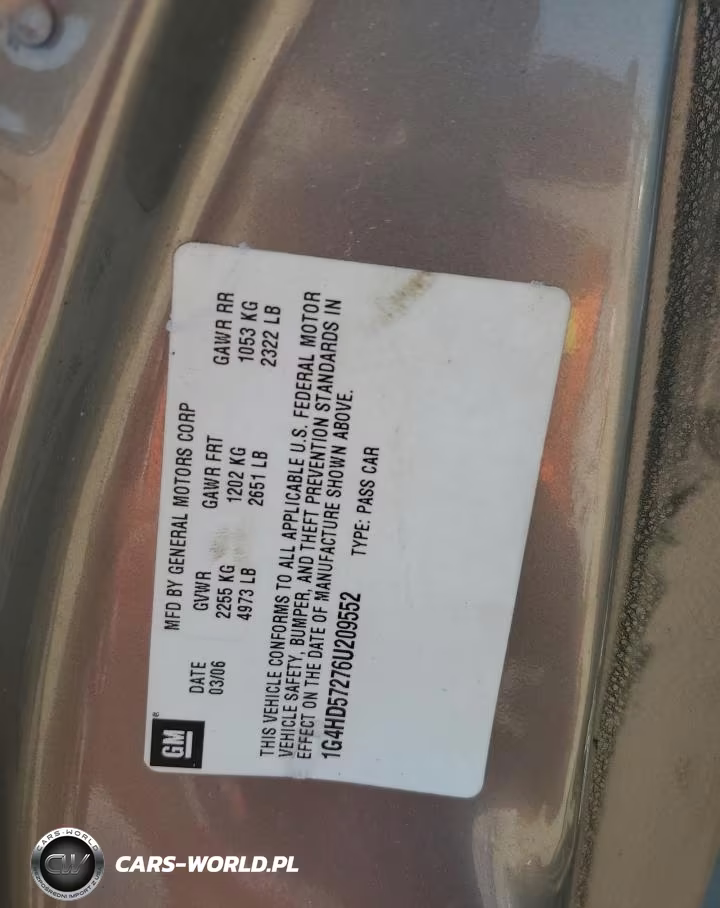 2006 Buick Lucerne Cxl VIN:1G4HD57276U209552 - 12