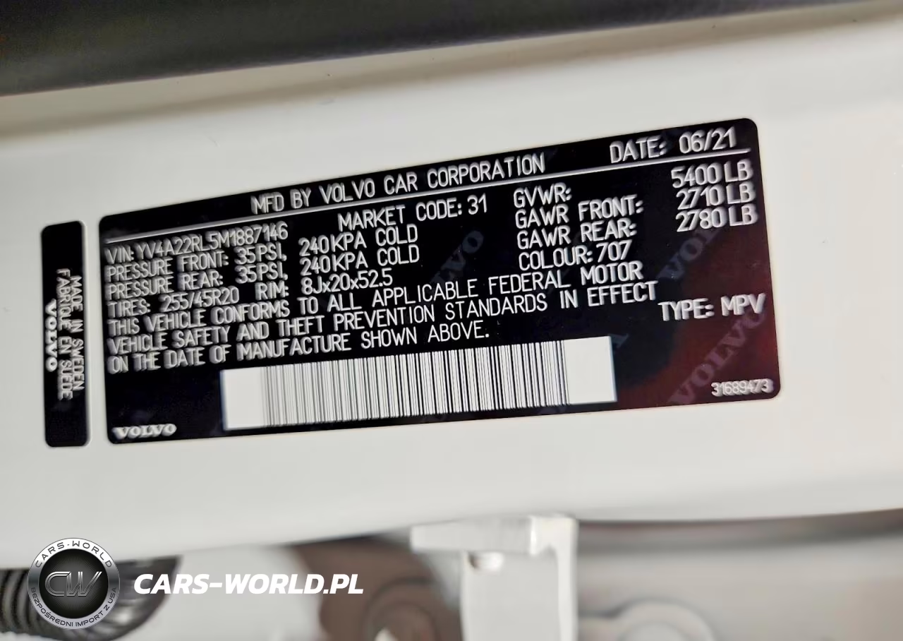 2021 Volvo Xc60 T6 Inscription VIN:YV4A22RL5M1887146 - 13