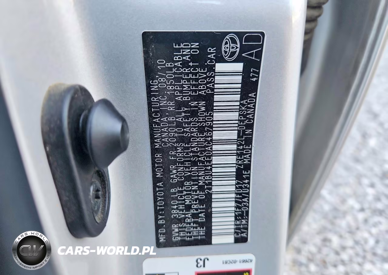 2010 Toyota Corolla S VIN:2T1BU4EE0AC467905 - 12
