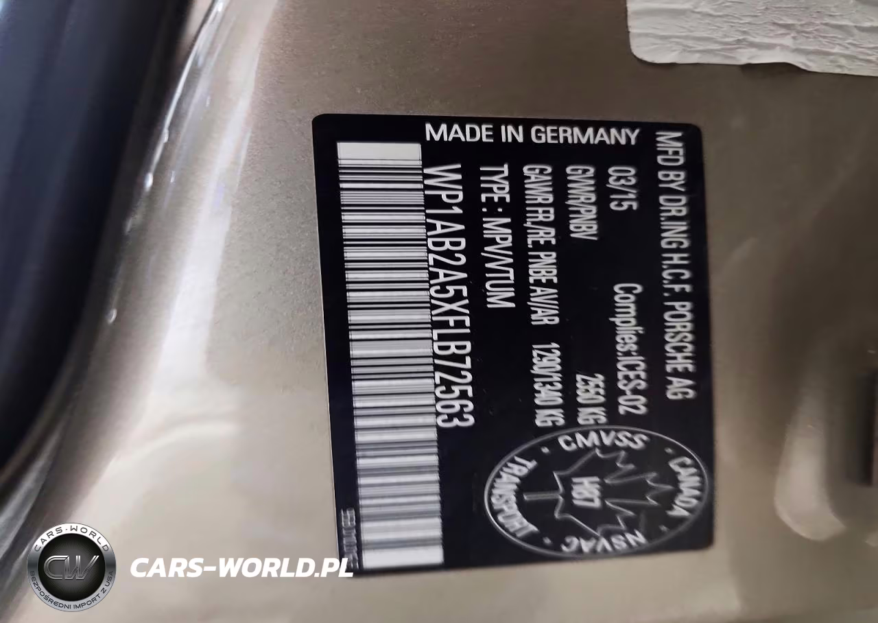 2015 Porsche Macan S VIN:WP1AB2A5XFLB72563 - 13