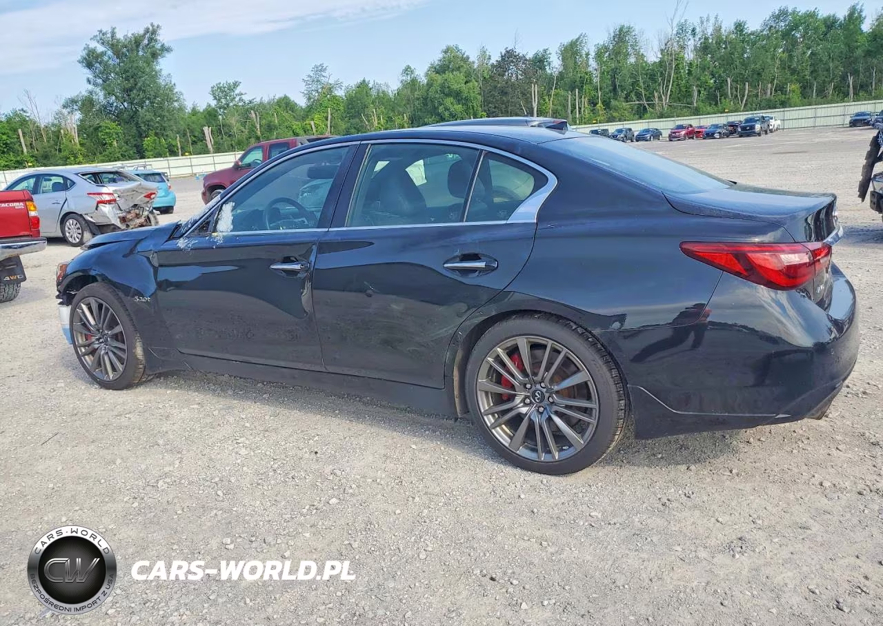 2018 Infiniti Q50 Red Sport 400 VIN:JN1FV7AR3JM480808 - 2