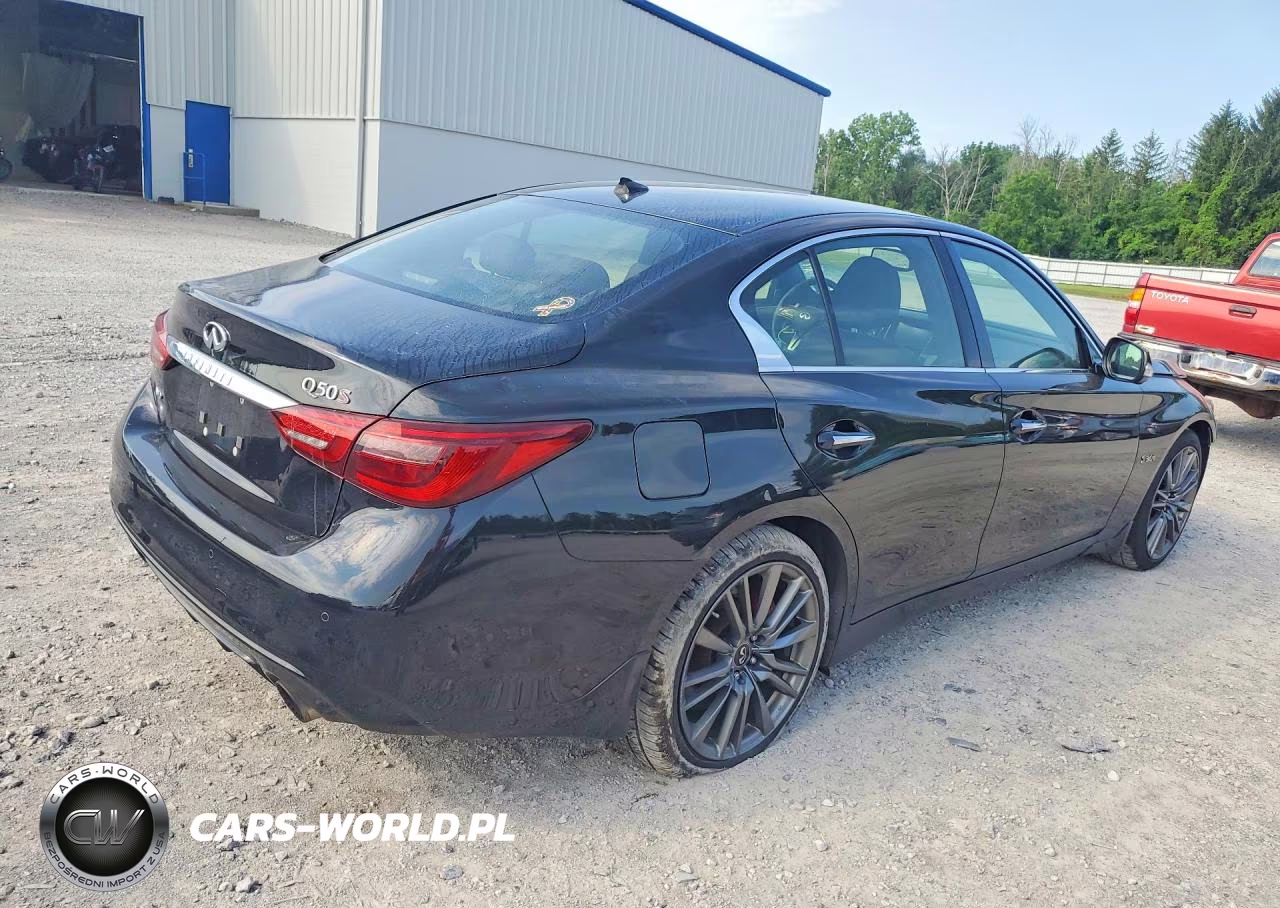 2018 Infiniti Q50 Red Sport 400 VIN:JN1FV7AR3JM480808 - 3
