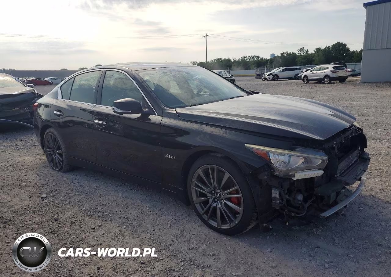 2018 Infiniti Q50 Red Sport 400 VIN:JN1FV7AR3JM480808 - 4