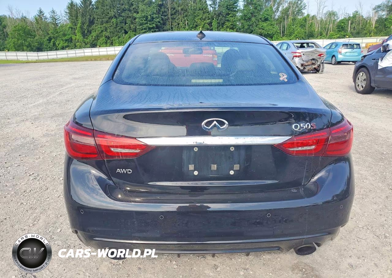 2018 Infiniti Q50 Red Sport 400 VIN:JN1FV7AR3JM480808 - 6