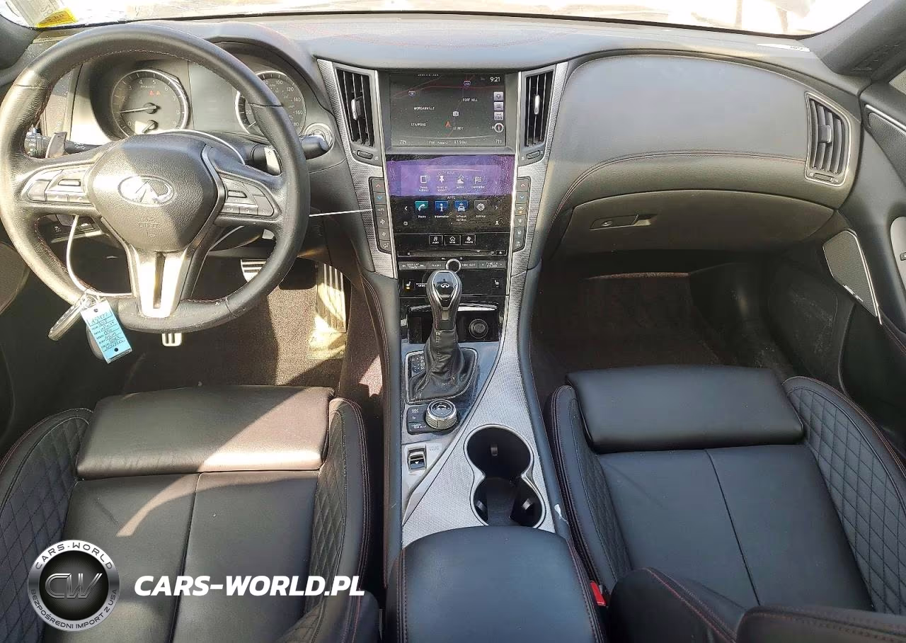 2018 Infiniti Q50 Red Sport 400 VIN:JN1FV7AR3JM480808 - 8