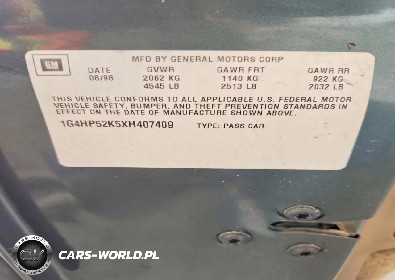 1999 Buick Lesabre Custom VIN:1G4HP52K5XH407409 - 12