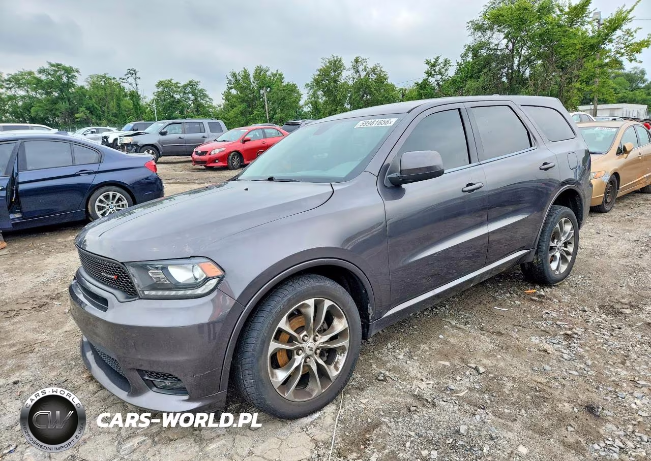 2019 Dodge Durango Gt VIN:1C4RDJDGXKC717872 - 1