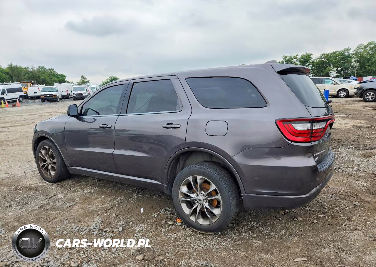 2019 Dodge Durango Gt VIN:1C4RDJDGXKC717872 - 2