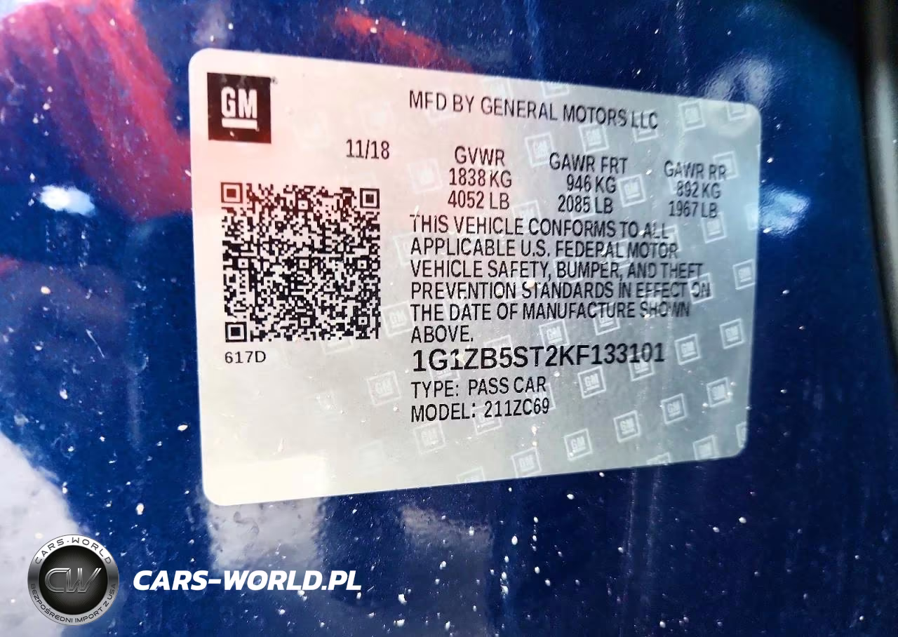 2019 Chevrolet Malibu Ls VIN:1G1ZB5ST2KF133101 - 12