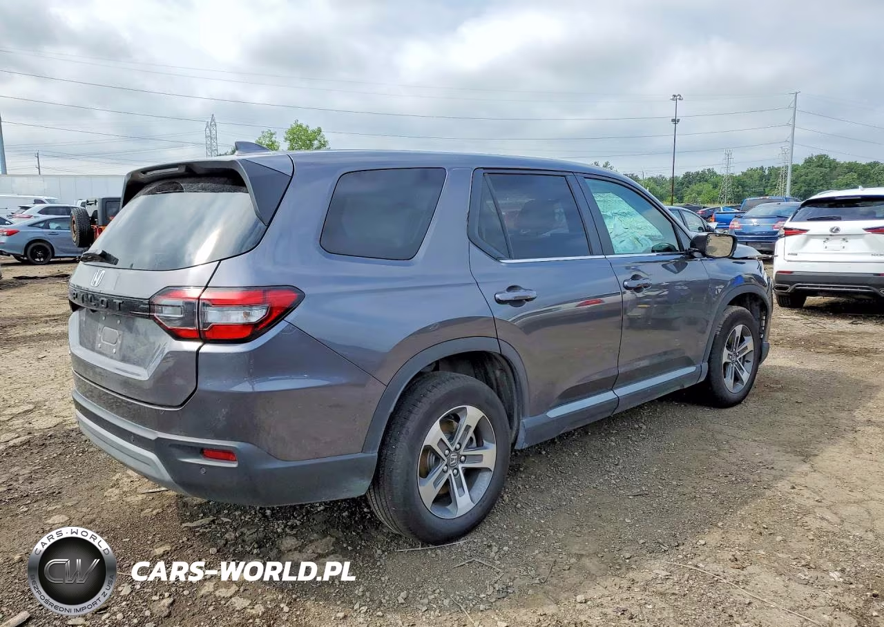 2025 Honda Pilot Exl VIN:5FNYG1H40SB116718 - 3
