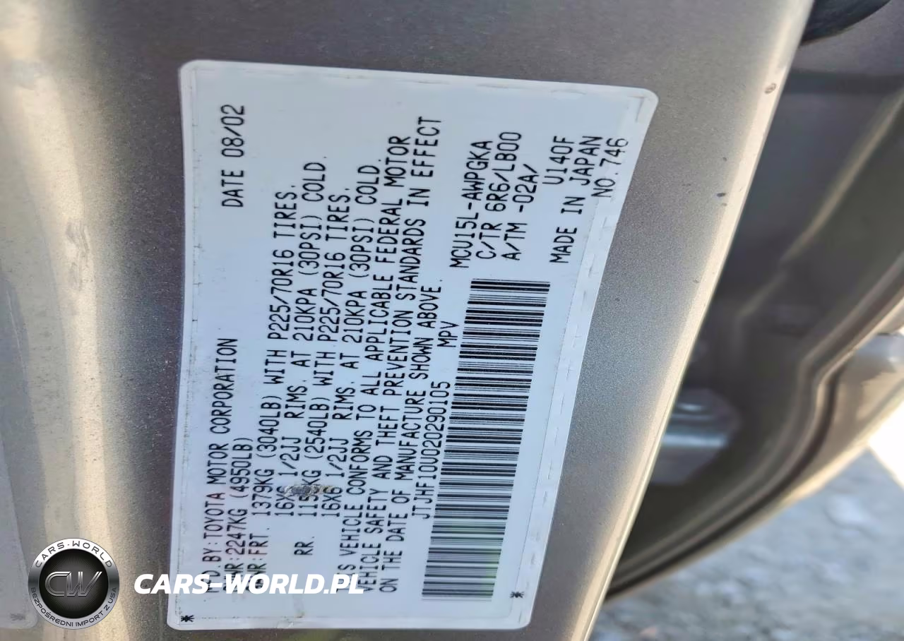 2002 Lexus Rx 300 VIN:JTJHF10U020290105 - 13