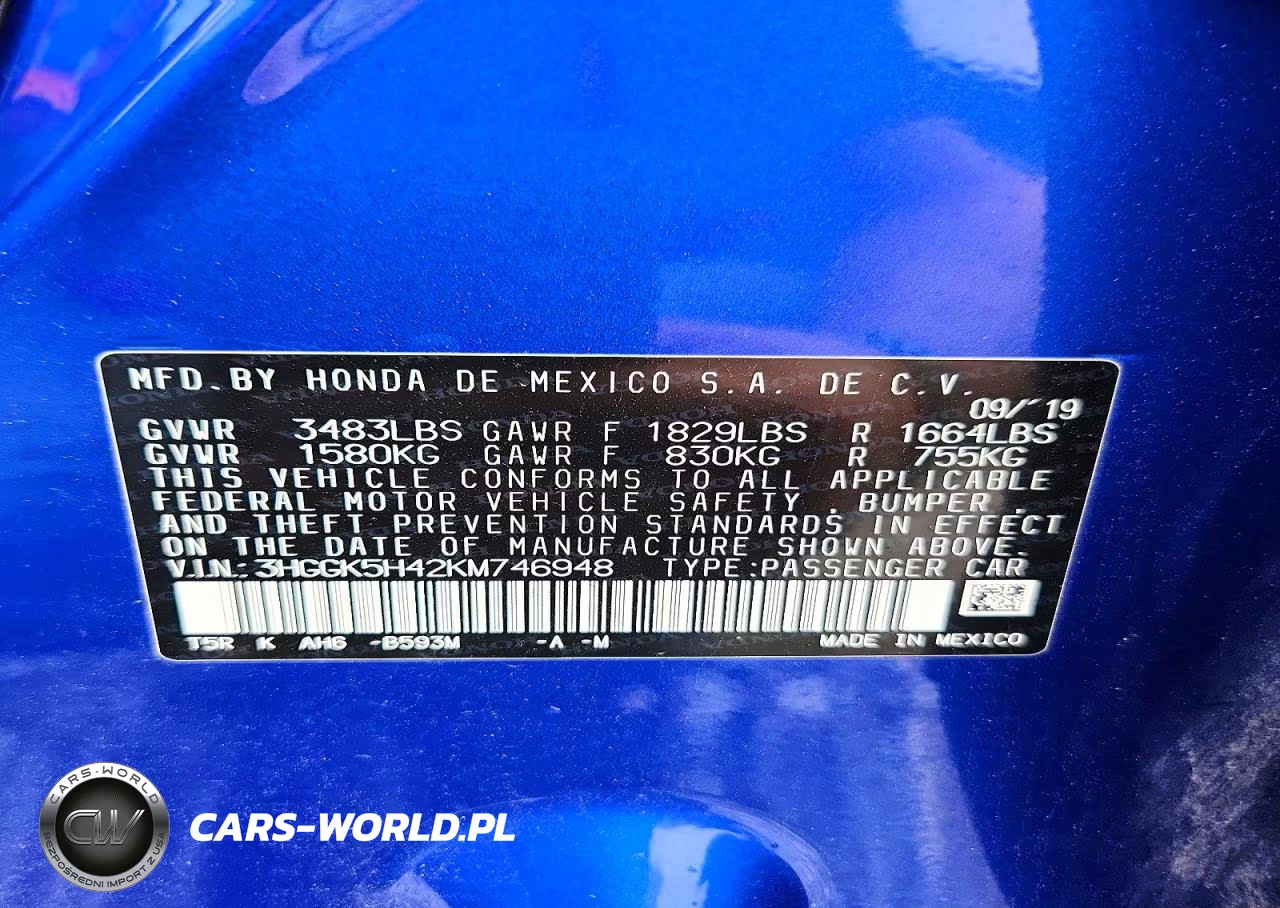 2019 Honda Fit Lx VIN:3HGGK5H42KM746948 - 12
