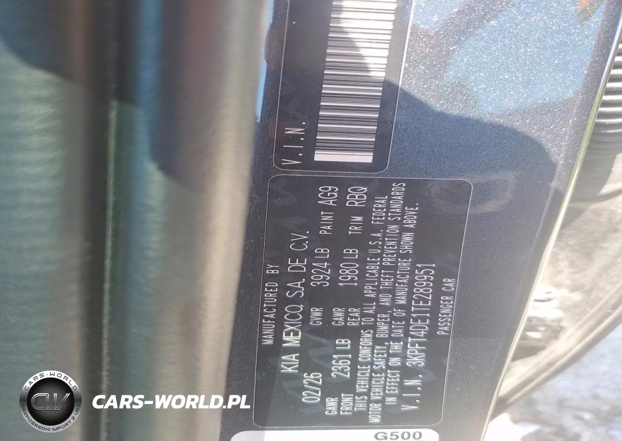 2026 Kia K4 Lxs VIN:3KPFT4DE1TE289951 - 12