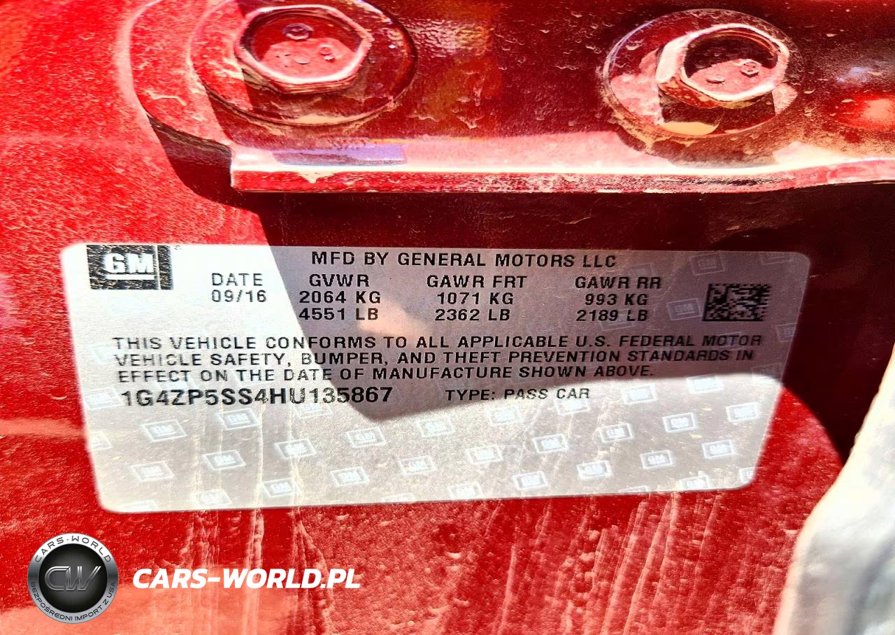 2017 Buick Lacrosse Essence VIN:1G4ZP5SS4HU135867 - 12