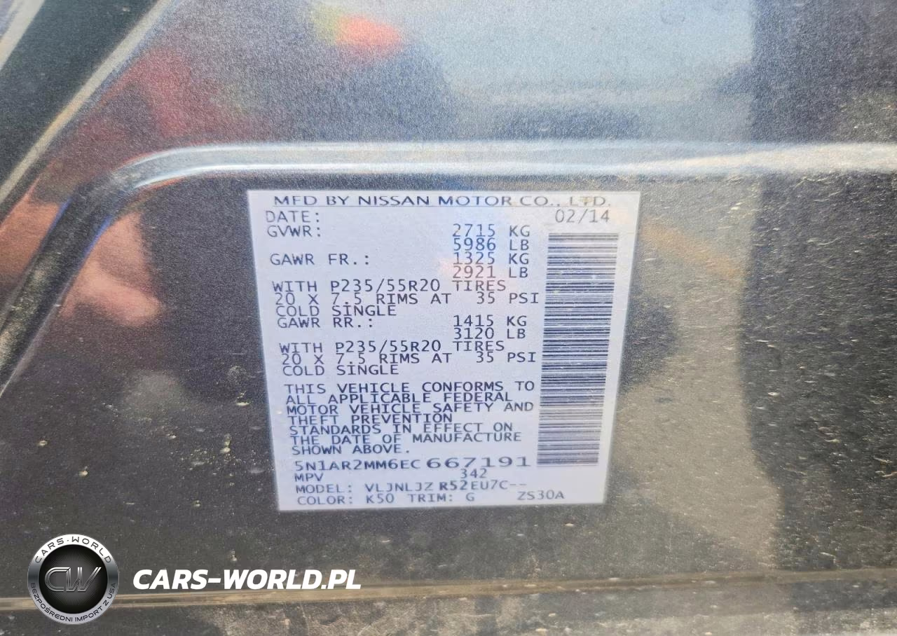 2014 Nissan Pathfinder S VIN:5N1AR2MM6EC667191 - 13
