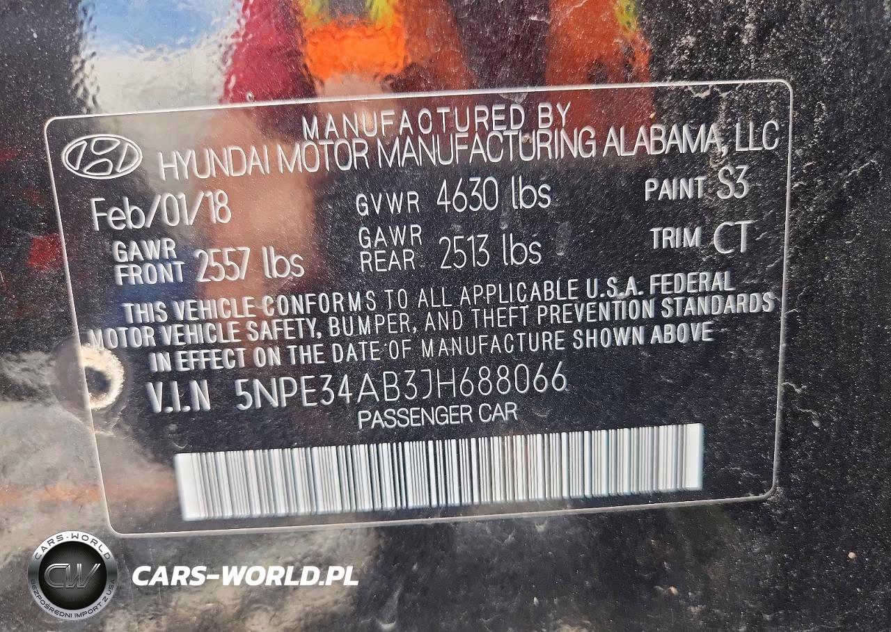 2018 Hyundai Sonata Limited 2.0T VIN:5NPE34AB3JH688066 - 12
