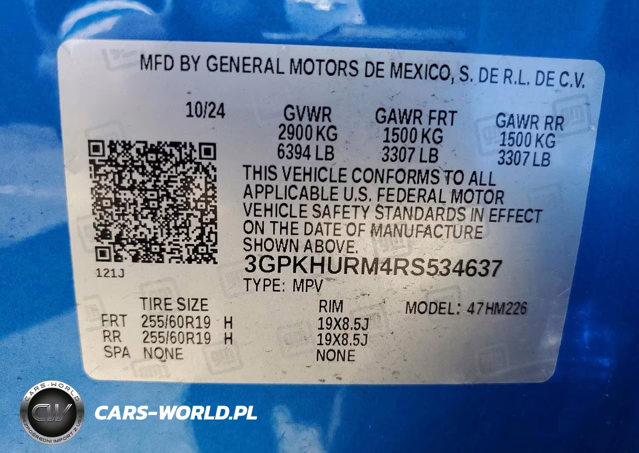 2024 Honda Prologue Eco VIN:3GPKHURM4RS534637 - 12