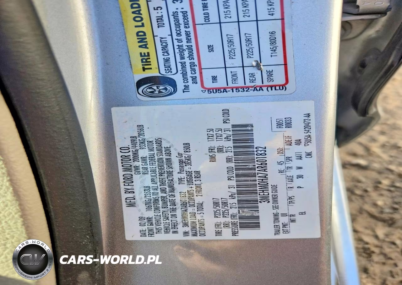 2010 Mercury Milan VIN:3MEHM0HA7AR601832 - 13