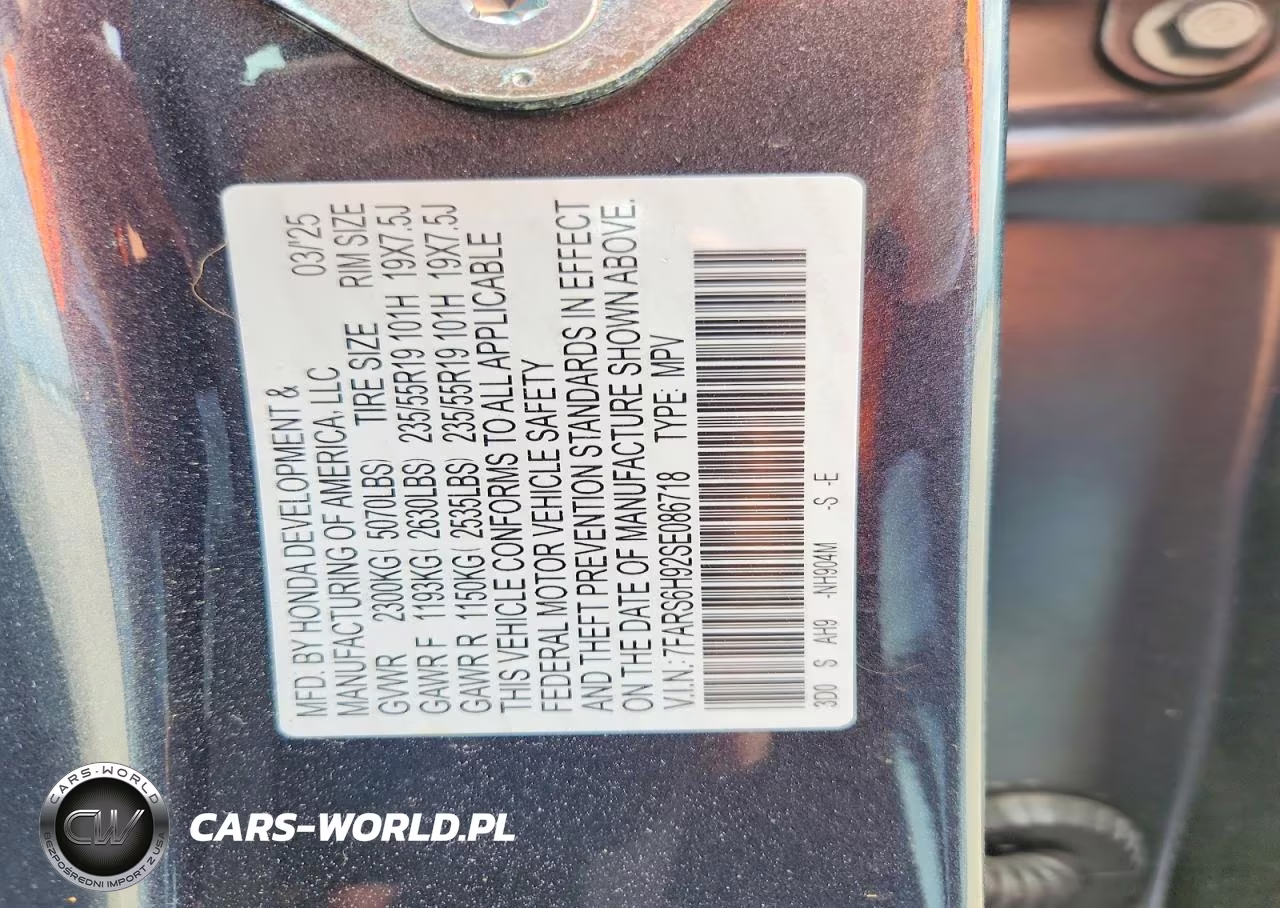 2025 Honda Cr-V Sport Touring VIN:7FARS6H92SE086718 - 13