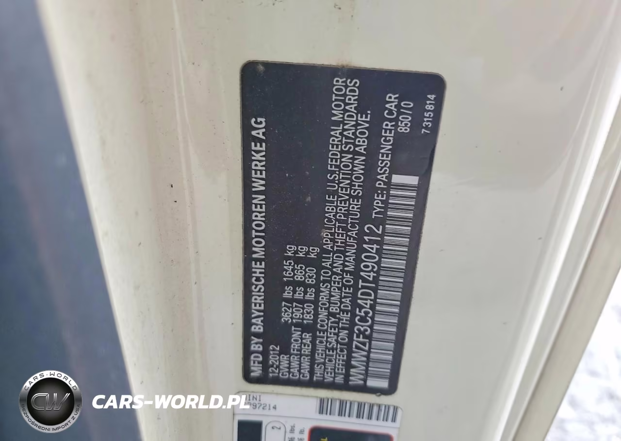 2013 Mini Cooper Clubman VIN:WMWZF3C54DT490412 - 12